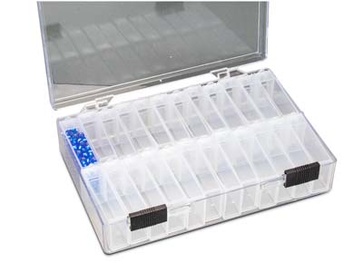 Estuche De Almacenamiento De 24 Compartimentos De Beadsmith - Imagen Estandar - 2