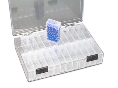 Estuche De Almacenamiento De 24 Compartimentos De Beadsmith - Imagen Estandar - 5