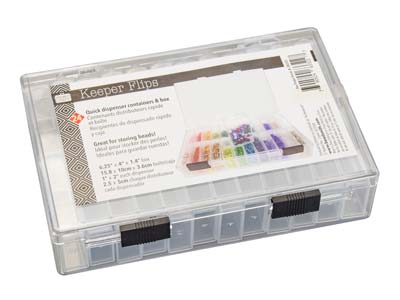 Estuche De Almacenamiento De 24 Compartimentos De Beadsmith - Imagen Estandar - 8