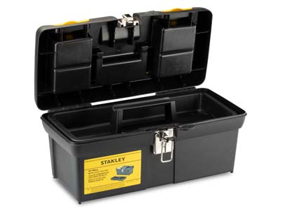 Caja De Herramientas Stanley De Plástico Negra Para Estudiantes - Imagen Estandar - 4