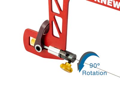 Bocfil Con Palanca De Resorte Y Abrazadera Para Cuchillas Giratorias, Altura 7,60 Cm, Knew Concepts - Imagen Estandar - 6