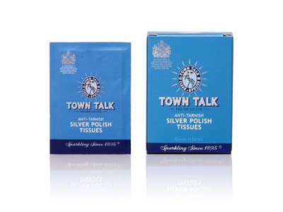 Paños Impregnados Antideslustre Para Plata De Town Talk, Paquete De 10