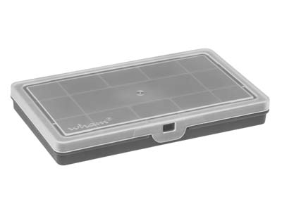 Mini Organizador 13 Compartimentos,17x 11 X 2,5 cm, Polipropileno Gri S, Wham - Imagen Estandar - 2