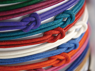 Cordón De Cuero Redondo Marrón De 2mm De Diámetro, 1 X 5 Metros De Largo - Imagen Estandar - 3