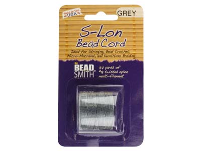 Cordón Gris Para Abalorios S-lon Debeadsmith Tex 210 De Calibre 18, 70m - Imagen Estandar - 2