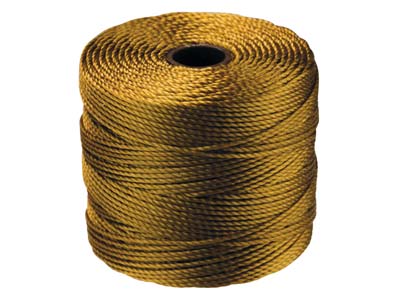 Cordn De Oro Para Abalorios S-lon De Beadsmith Tex 210 De Calibre 18,70 M