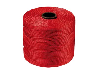 Cordón Beadsmith S-lon De Color Rojo Shanghái Para Abalorios Tex 210 70m - Imagen Estandar - 1