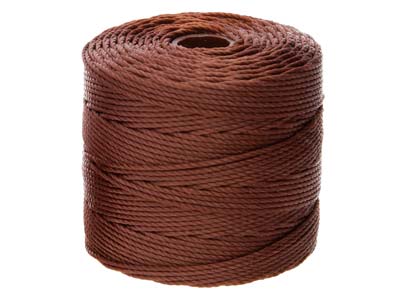 Beadsmith S-lon Bead Cord Brown Tex 210, Gauge #18 70m - Imagen Estandar - 2