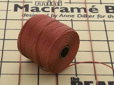 Beadsmith S-lon Bead Cord Brown Tex 210, Gauge #18 70m - Imagen Estandar - 4