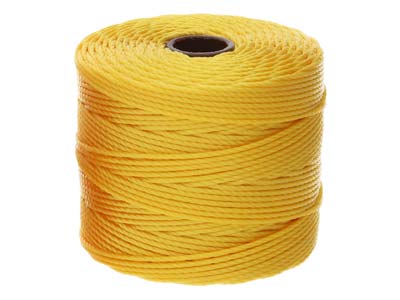 Beadsmith S-lon Bead Cord Golden Yellow Tex 210 Gauge #18 70m - Imagen Estandar - 2