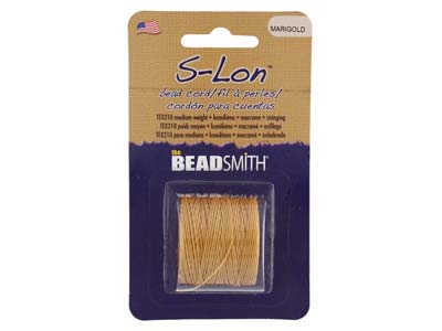 Beadsmith S-lon Bead Cord Marigold Tex 210 Gauge #18 70m - Imagen Estandar - 1