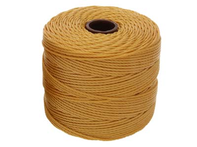 Beadsmith S-lon Bead Cord Marigold Tex 210 Gauge #18 70m - Imagen Estandar - 2