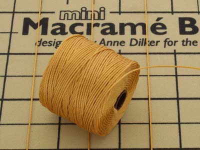 Beadsmith S-lon Bead Cord Marigold Tex 210 Gauge #18 70m - Imagen Estandar - 4