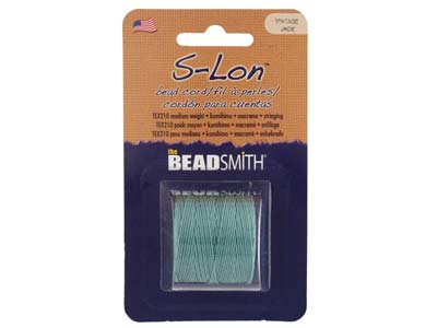 Beadsmith S-lon Bead Cord Vintage Jade Tex 210 Gauge #18 70m - Imagen Estandar - 1