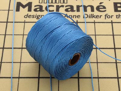 Beadsmith S-lon Bead Cord Blue Tex 210 Gauge #18 70m - Imagen Estandar - 4