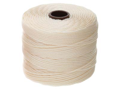 Beadsmith S-lon Bead Cord Vanilla Tex 210 Gauge #18 70m - Imagen Estandar - 2