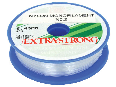 Hilo Monofilamento De Nailon 0,45mm, 91 Metros