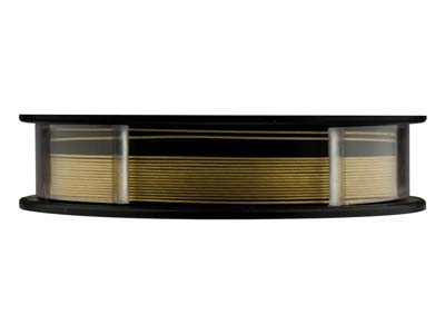 Alambre Redondo De Acero Chapado Enoro De 24 K, 49 Hebras, 0,46 mm, B Eadalon, Carrete De 3 Metros - Imagen Estandar - 2