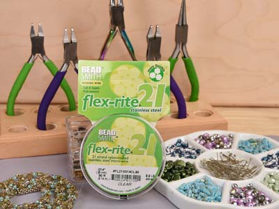 Alambre Flexrite De 21 Hilos, 0,36 mm, Transparente, 9,14 Metros, Beadsmith - Imagen Estandar - 7