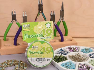 Beadsmith Flexrite, 49 Strand, Clear, 0.36mm, 9.1m - Imagen Estandar - 7