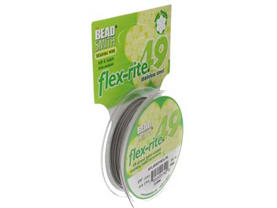 Beadsmith Flexrite, 49 Strand, Clear, 0.45mm, 9.1m - Imagen Estandar - 2