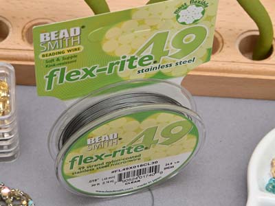 Beadsmith Flexrite, 49 Strand, Clear, 0.45mm, 9.1m - Imagen Estandar - 8