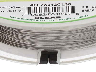 Hilo Flexrite De 7 Hebras, 0,30 Mm,transparente, 9,14 Metros, Beadsmi Th - Imagen Estandar - 5