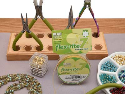 Alambre Flexrite De 7 Hebras, 0,45 mm, Dorado, 30,50 Metros, Beadsmith - Imagen Estandar - 6