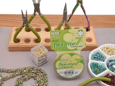 Hilo Flexrite De 7 Hilos, 0,45 Mm, Dorado, 9,14 Metros, Beadsmith - Imagen Estandar - 6
