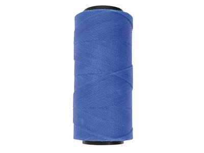 Cordn De Cera Brasilea Azul Beadsmith Knot-it, Carrete De 144 M