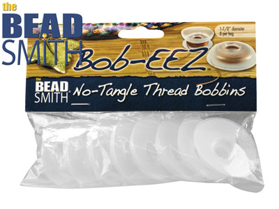 Bob-eez - Carrete De Plástico Para Hilo Kumihimo, Beadsmith, Bolsa De 8 - Imagen Estandar - 3
