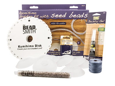 Kit De Beadsmith Para Kumihimo Con Abalorios De Semilla