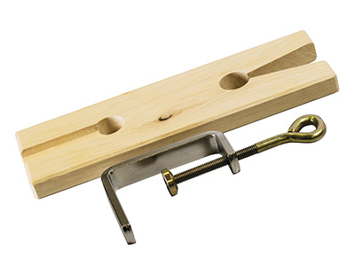 Clavija En Forma De V Con Tornillo De Banco - Imagen Estandar - 2