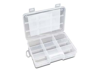 Beadsmith Small Keeper Box 9 Compartments 19x13cm