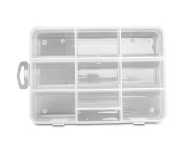 Beadsmith Small Keeper Box 9 Compartments 19x13cm - Imagen Estandar - 2