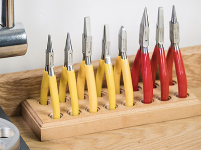Almacenamiento De Madera Para 8 Pinzas - Imagen Estandar - 3