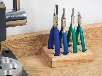 Almacenamiento De Madera Para 4 Alicates - Imagen Estandar - 3