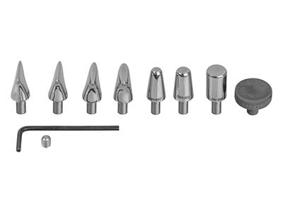 Juego De Martillos De Lujo Con 7 Cabezas De Metal Y Soporte, Fretz - Imagen Estandar - 6