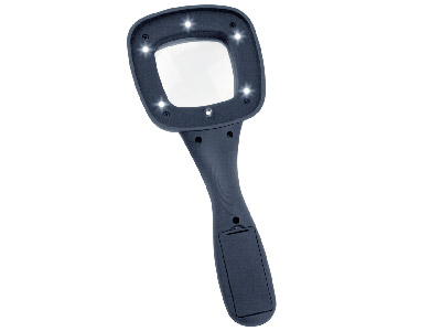 Lupa De Mano Con Led - Imagen Estandar - 2