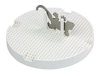 Juego De 2 Placas Cerámicas Redondas De Nido De Abeja, Diámetro 76 mm - Imagen Estandar - 2