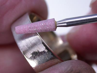 Abrasivo De Aglomerante Cerámico, Grano Medio, Dimensiones 3,3 X 6 mm,n.º 651, Busch - Imagen Estandar - 3