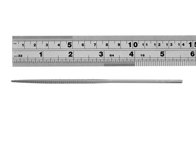 Juego De 6 Limas Para Cera, De Grano Fino 140 mm, Vallorbe - Imagen Estandar - 4