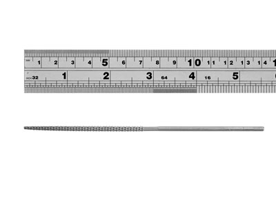 Juego De 6 Limas Para Cera, De Grano Fino 140 mm, Vallorbe - Imagen Estandar - 5