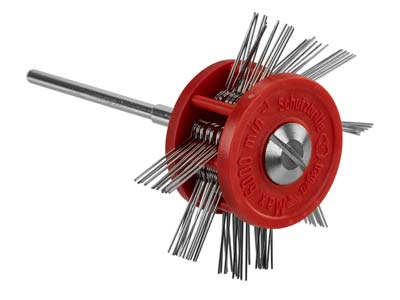 Cepillo Para Matizar De Grano Fino,20 mm, Hilo De Acero De 0,30 mm - Imagen Estandar - 1