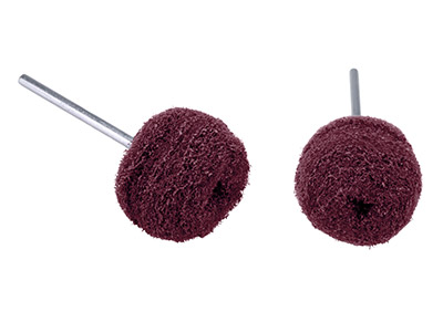 Cepillo Circular Para Satinado De Nailon Abrasivo, Grano Grueso, 22 mm - Imagen Estandar - 1