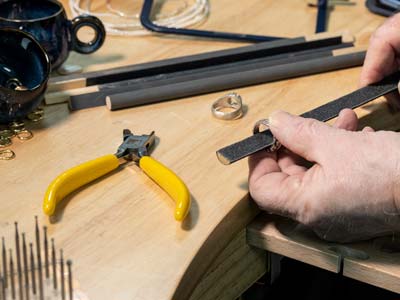 Cabron Semicircular, Grano Grueso 120 - Imagen Estandar - 2