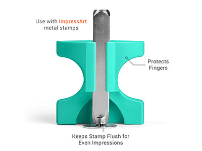 Sostenedor Impressart Que Le Permite Estampar En Un Solo Golpe 6mm Con El Sello Con El Diseño De Un Corazón De Regalo - Imagen Estandar - 2