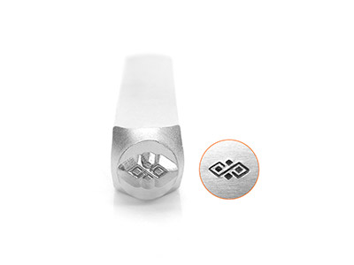 Sello Impressart Con Diseño De Cenefa De Diamante 6mm - Imagen Estandar - 1