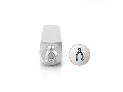 Sello Impressart, Diseño De Deseo/hueso De La Suerte, 6 mm - Imagen Estandar - 1