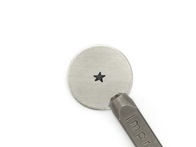 Impressart Signature Angled Solid Star Design Stamp 3mm - Imagen Estandar - 1